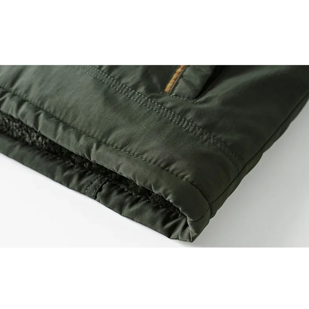 Parka jack - robuuste fleece-gevoerde buitenjas voor mannen