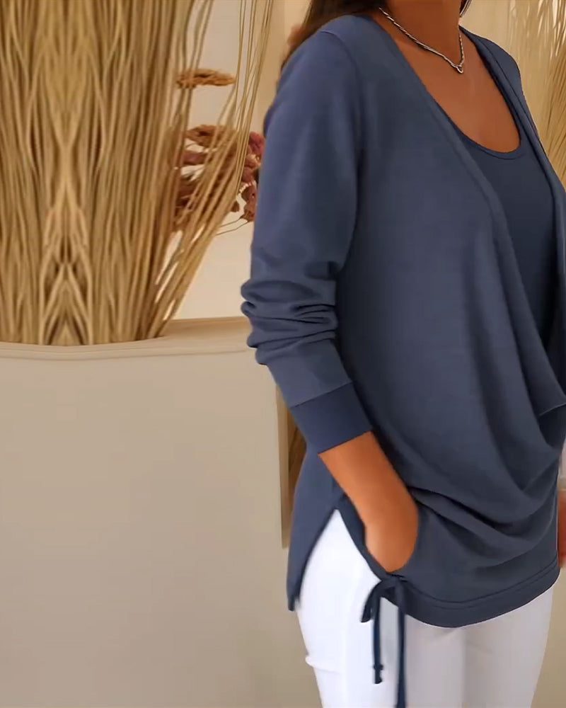 Tops Nep Tweedelig Mode