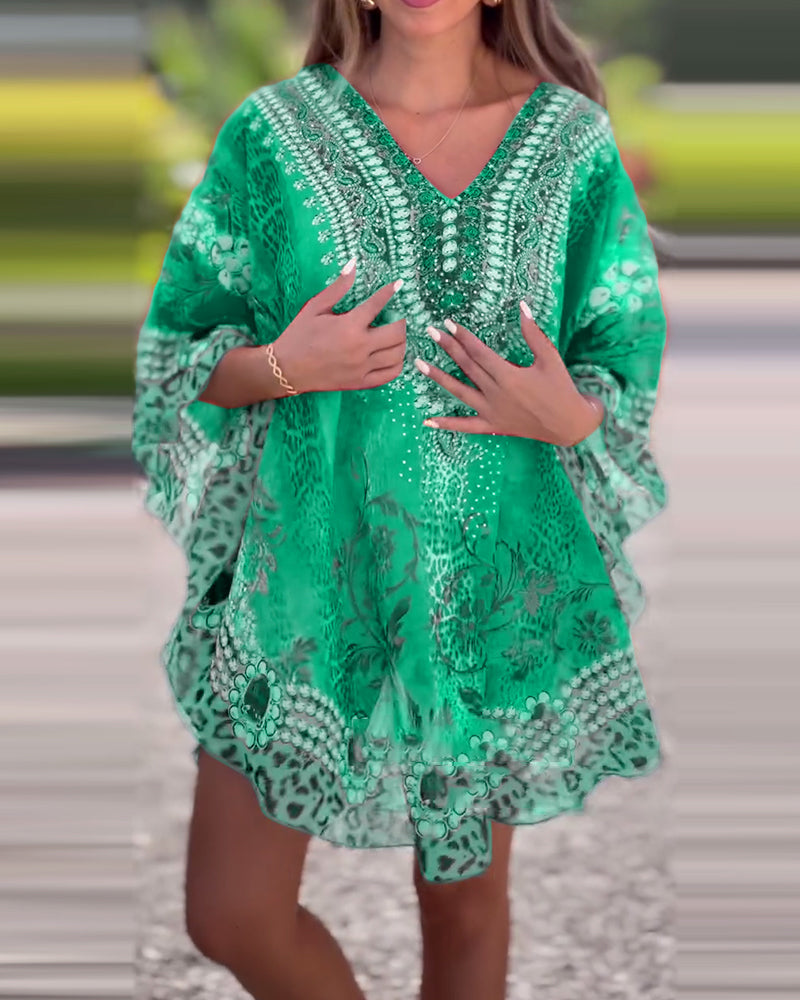 Blouse Etnisch Patroon