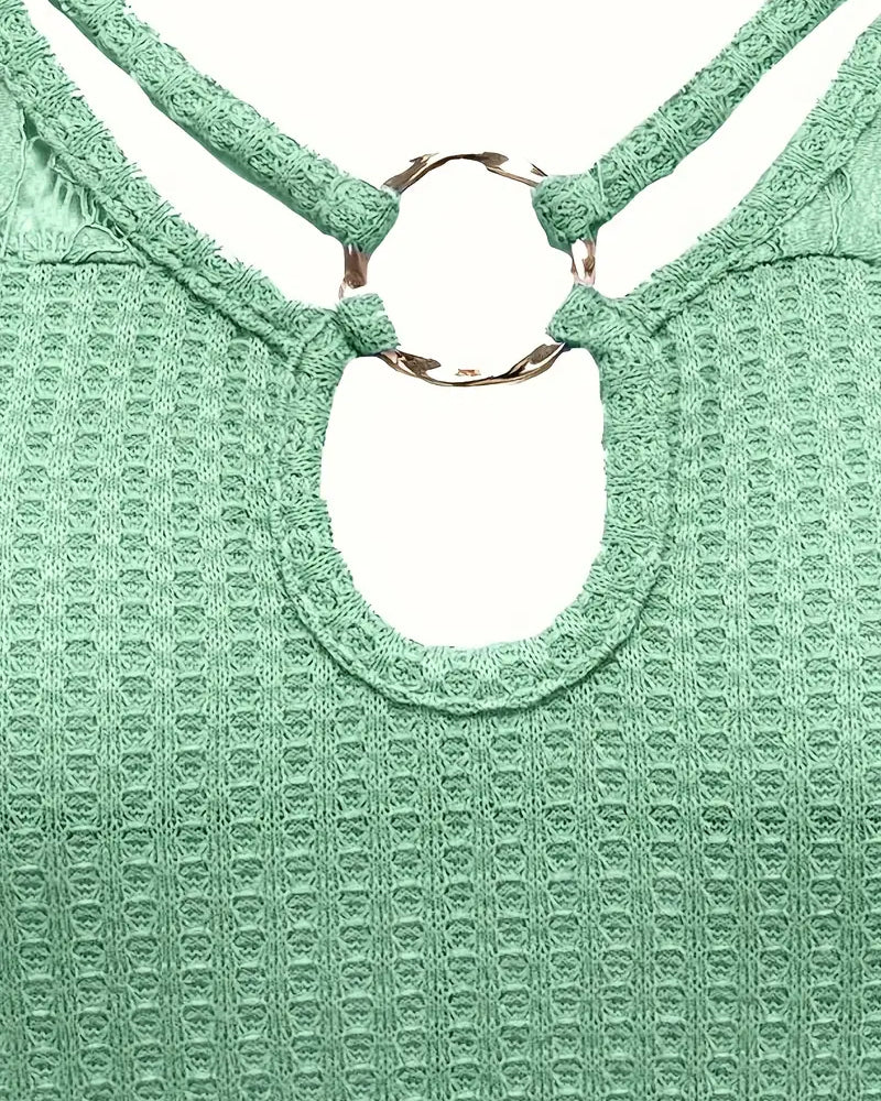 T-Shirt Kant Paneel Gebreid