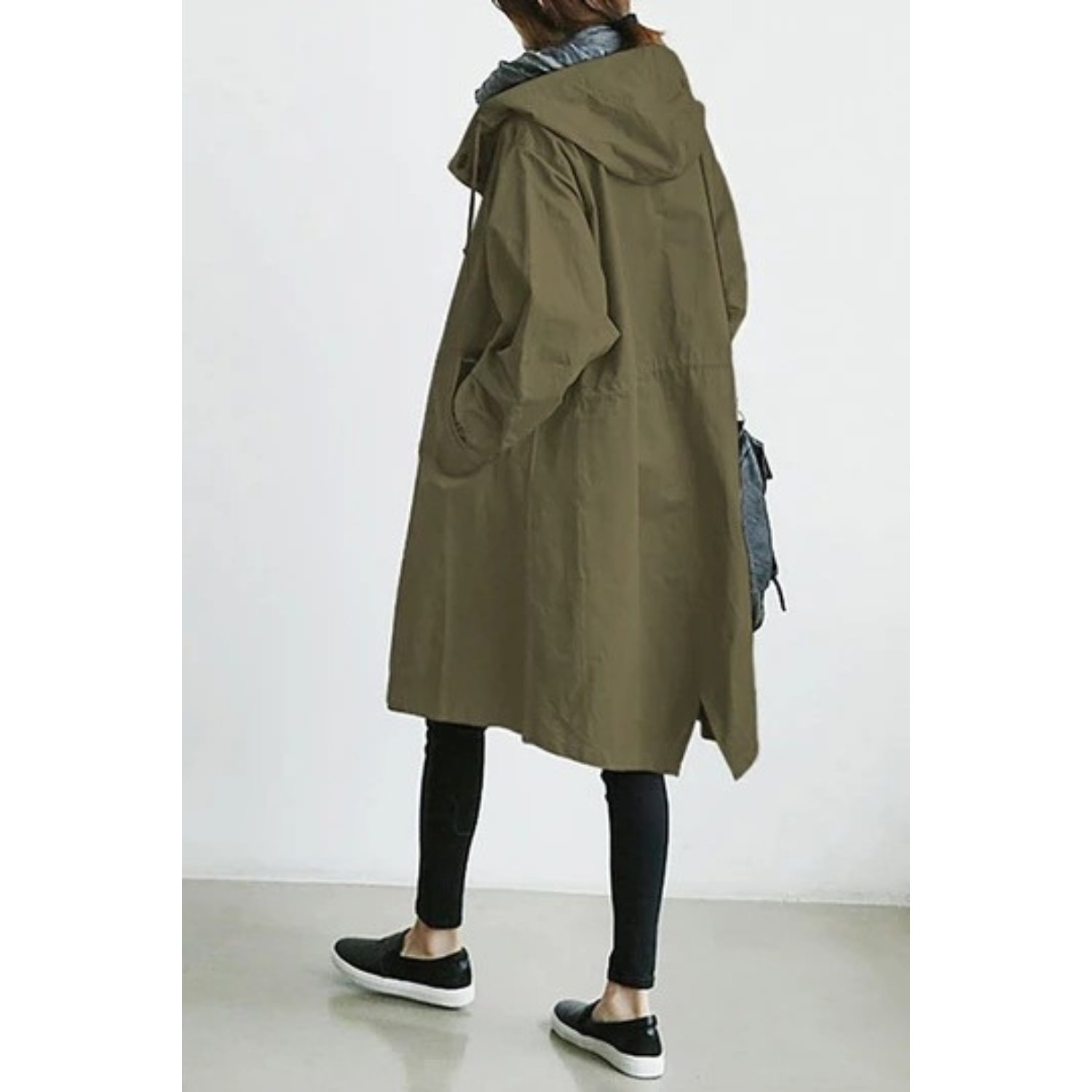 Dames trenchcoat - stijlvolle lange waterdichte damesjas