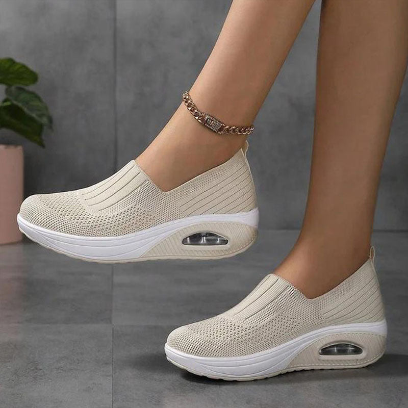 Slip-on sneakers - gezellige dames luchtkussen schoenen