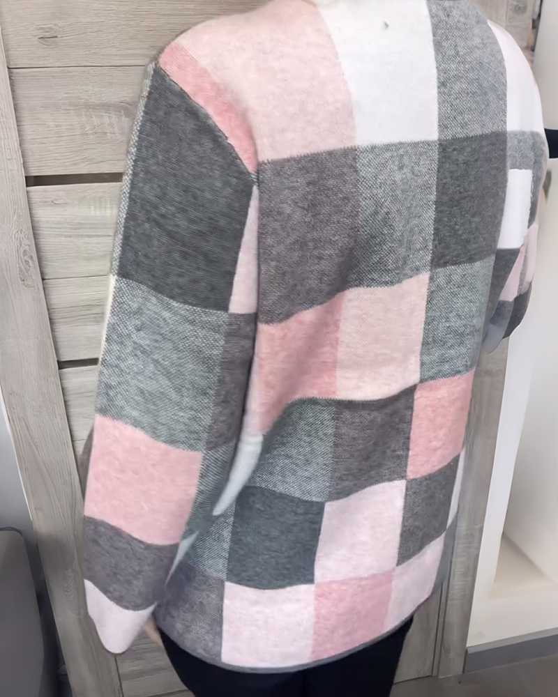 Vest Met Rits Modieus Ronde Hals