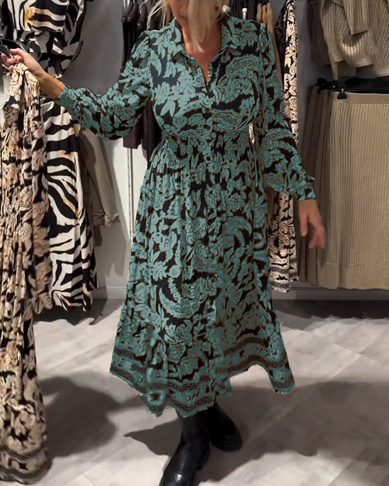 Modejurk Met Kraag En Print