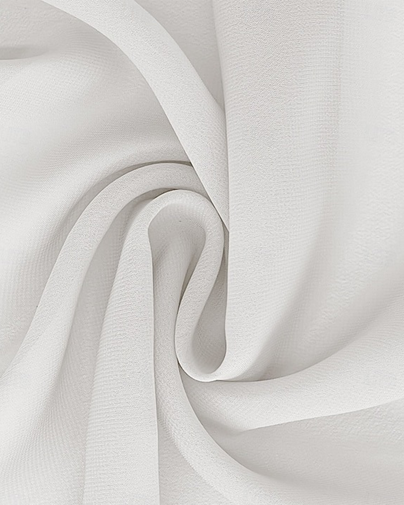 Jurk Elegante Pofmouw V-Hals