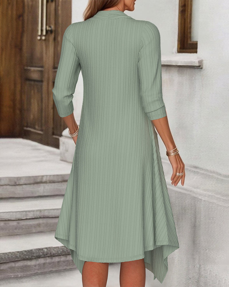 Jurk Onregelmatig Nep Tweedelig Gedrukt