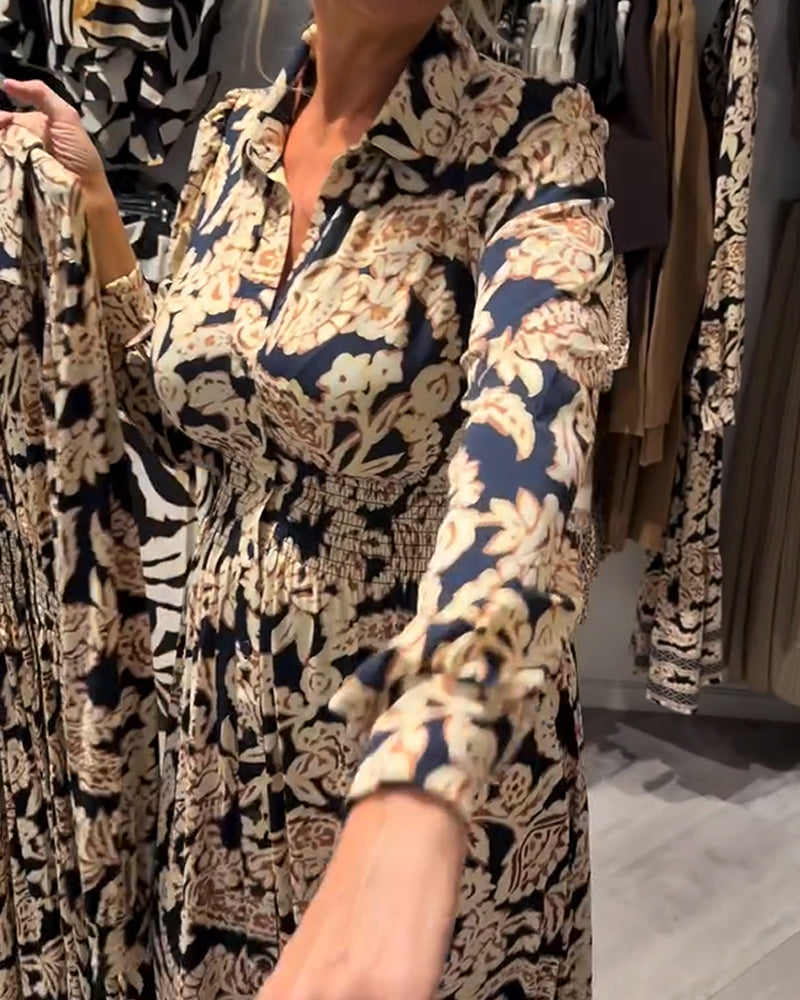 Modejurk Met Kraag En Print