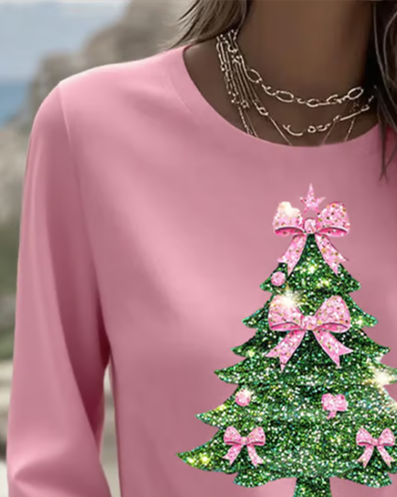 Kerstop Met Driekwartsmouwen