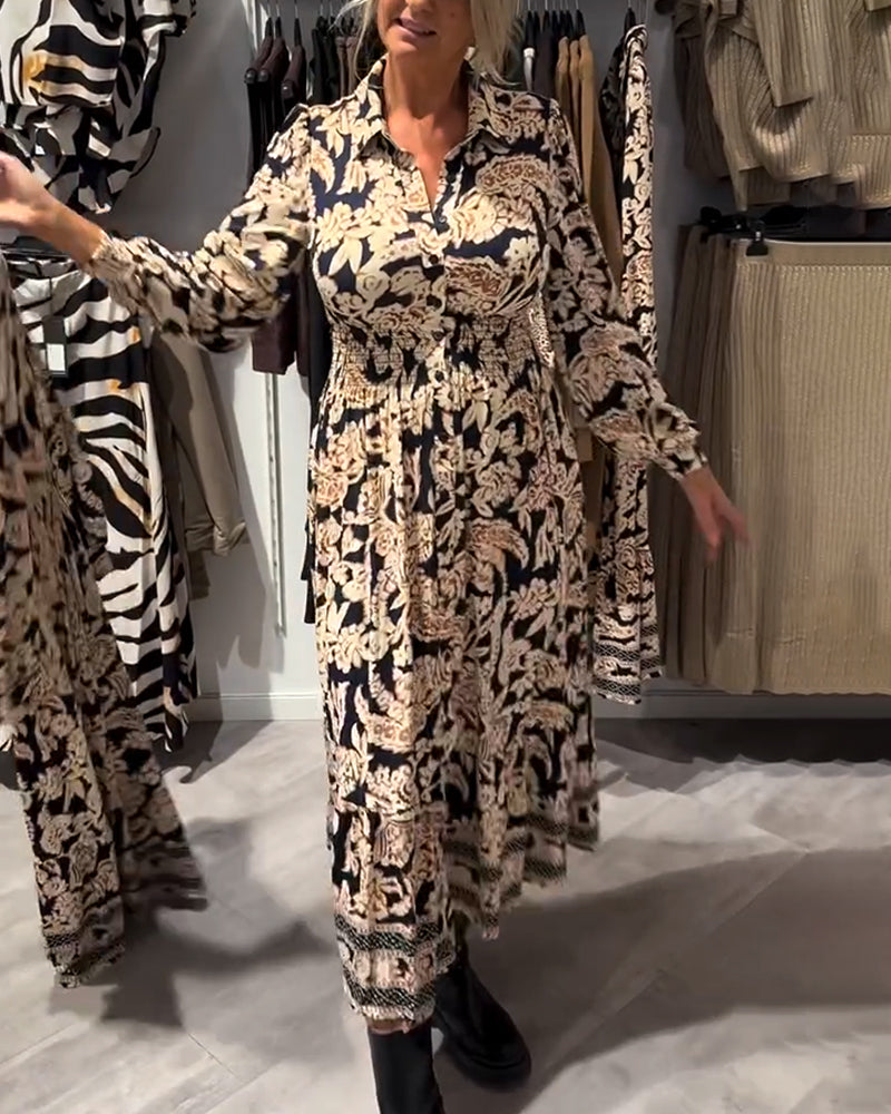 Modejurk Met Kraag En Print