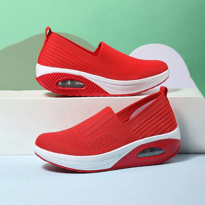 Slip-on sneakers - gezellige dames luchtkussen schoenen