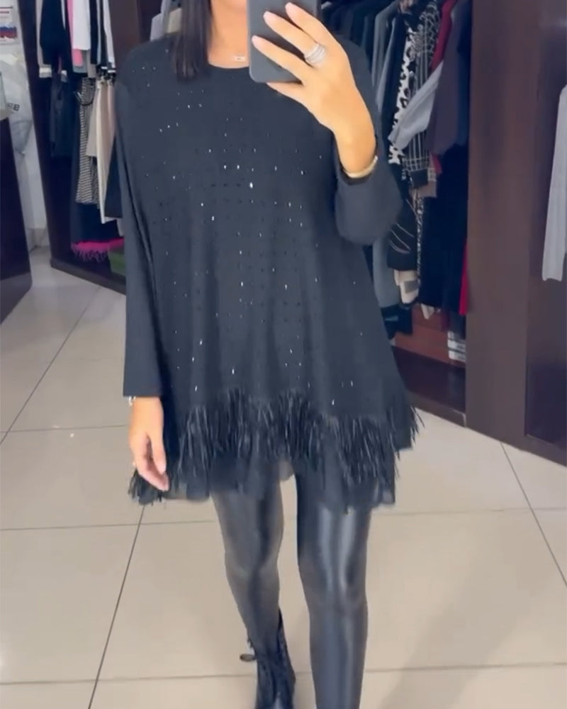 Hem Top Mode Strasssteen