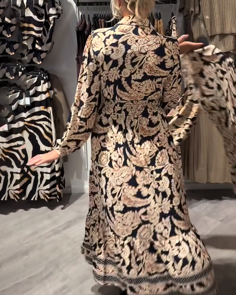 Modejurk Met Kraag En Print