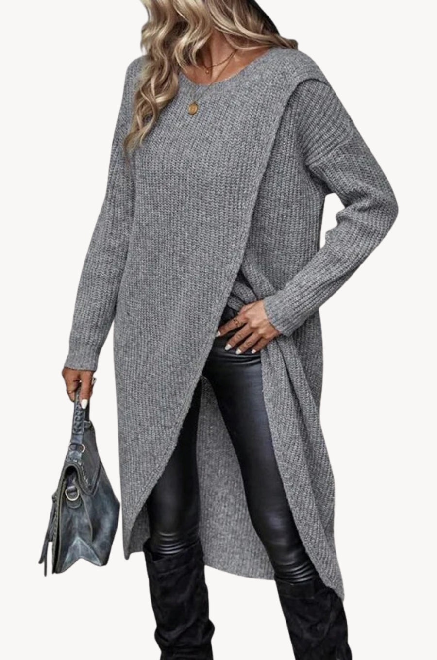 Elsemiek | Elegante trui-jurk met rechte pasvorm