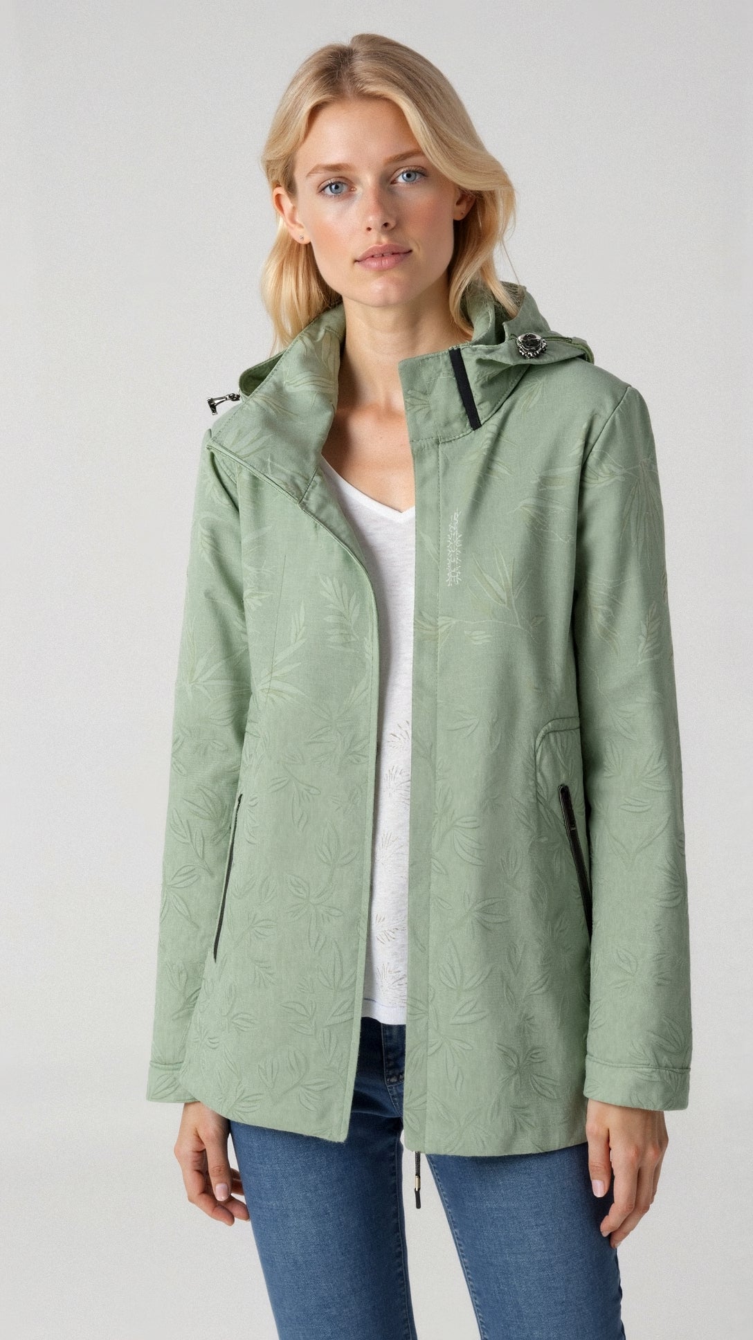 Dames lichte hoodiejacket - trendy outdoor jacket voor vrouwen