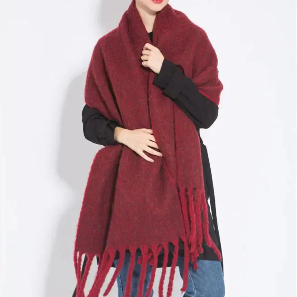 Cashmere sjaal - luxueuze zachte dames winter wrap