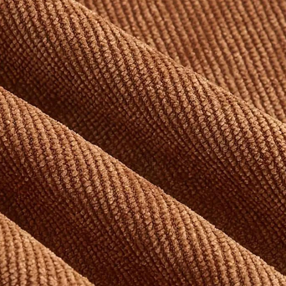 Dames brede pijpenbroek hoge taille bruin casual stijl - herfstbroeken voor elke dag