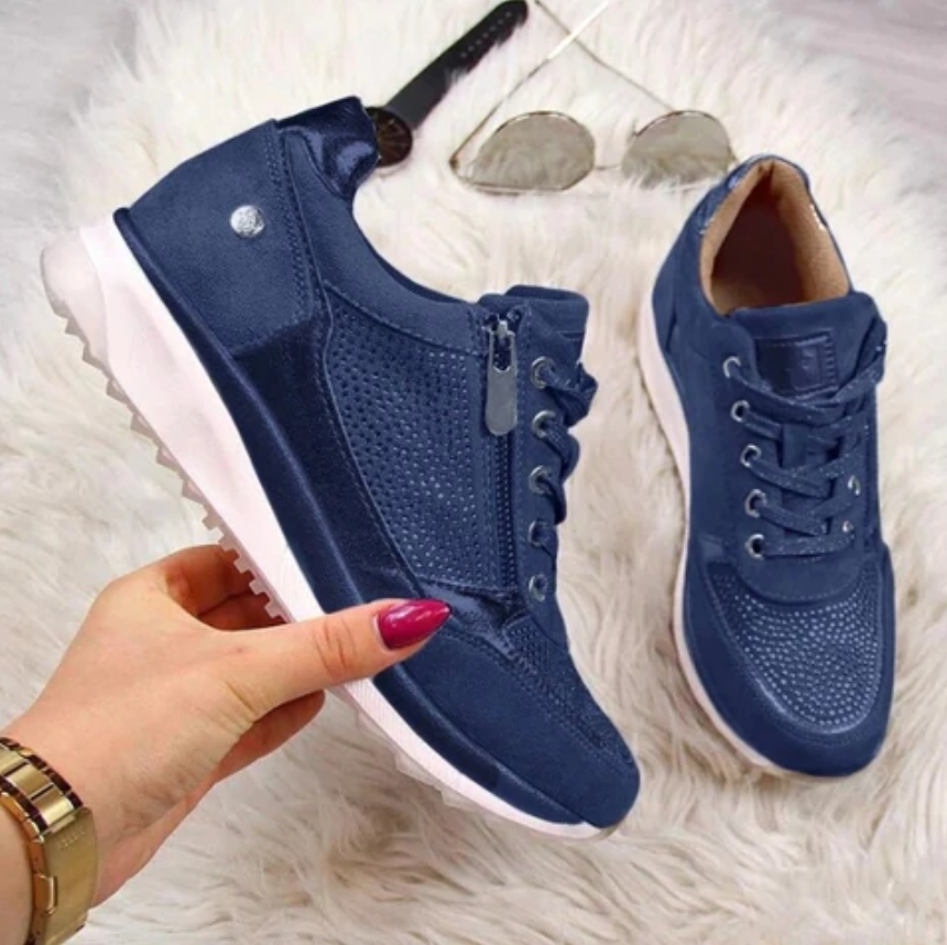 Dames casual sneakers - stijlvolle lichte sportschoenen