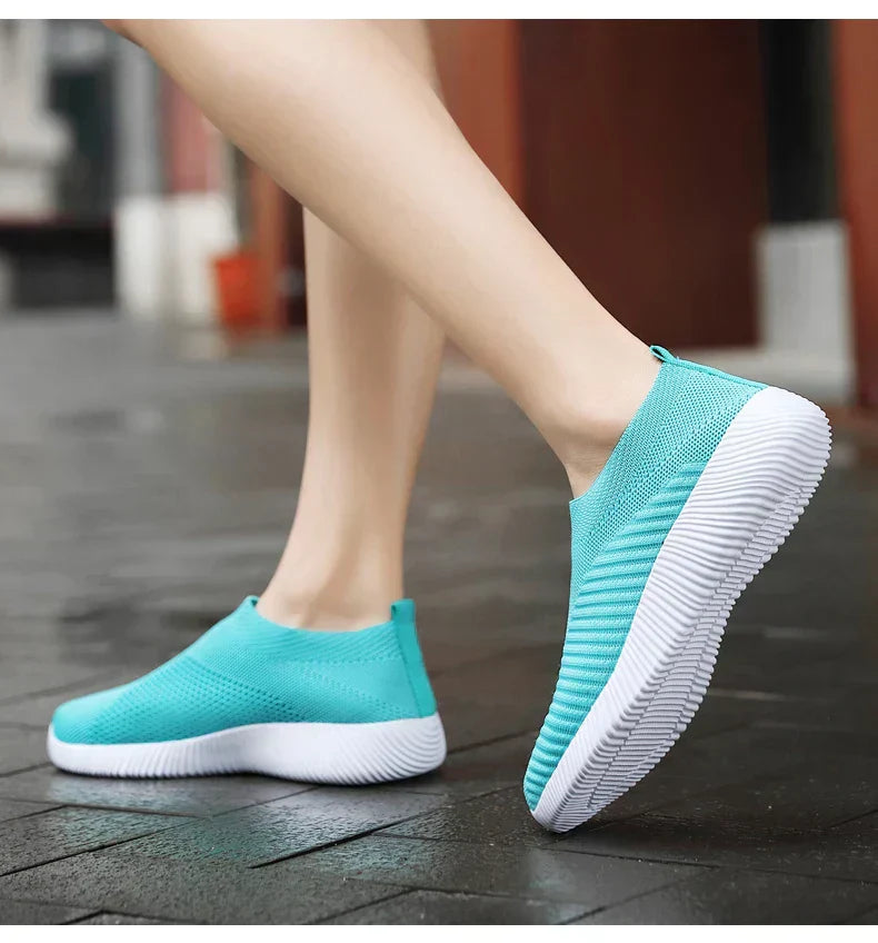 Slip-on sneakers - ademende damesschoenen voor elke dag