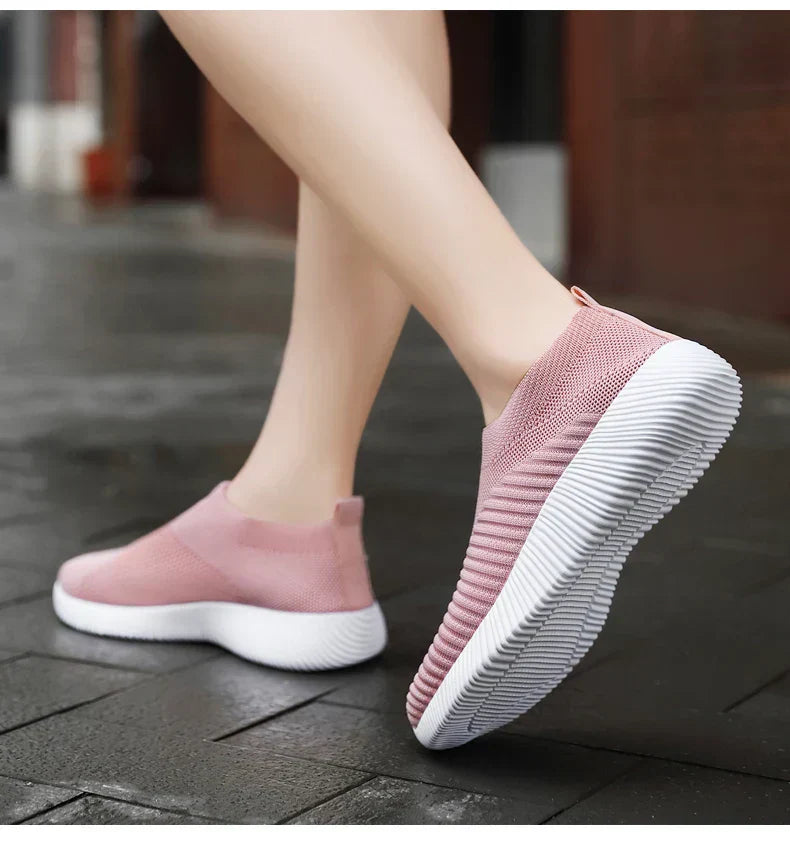 Slip-on sneakers - ademende damesschoenen voor elke dag