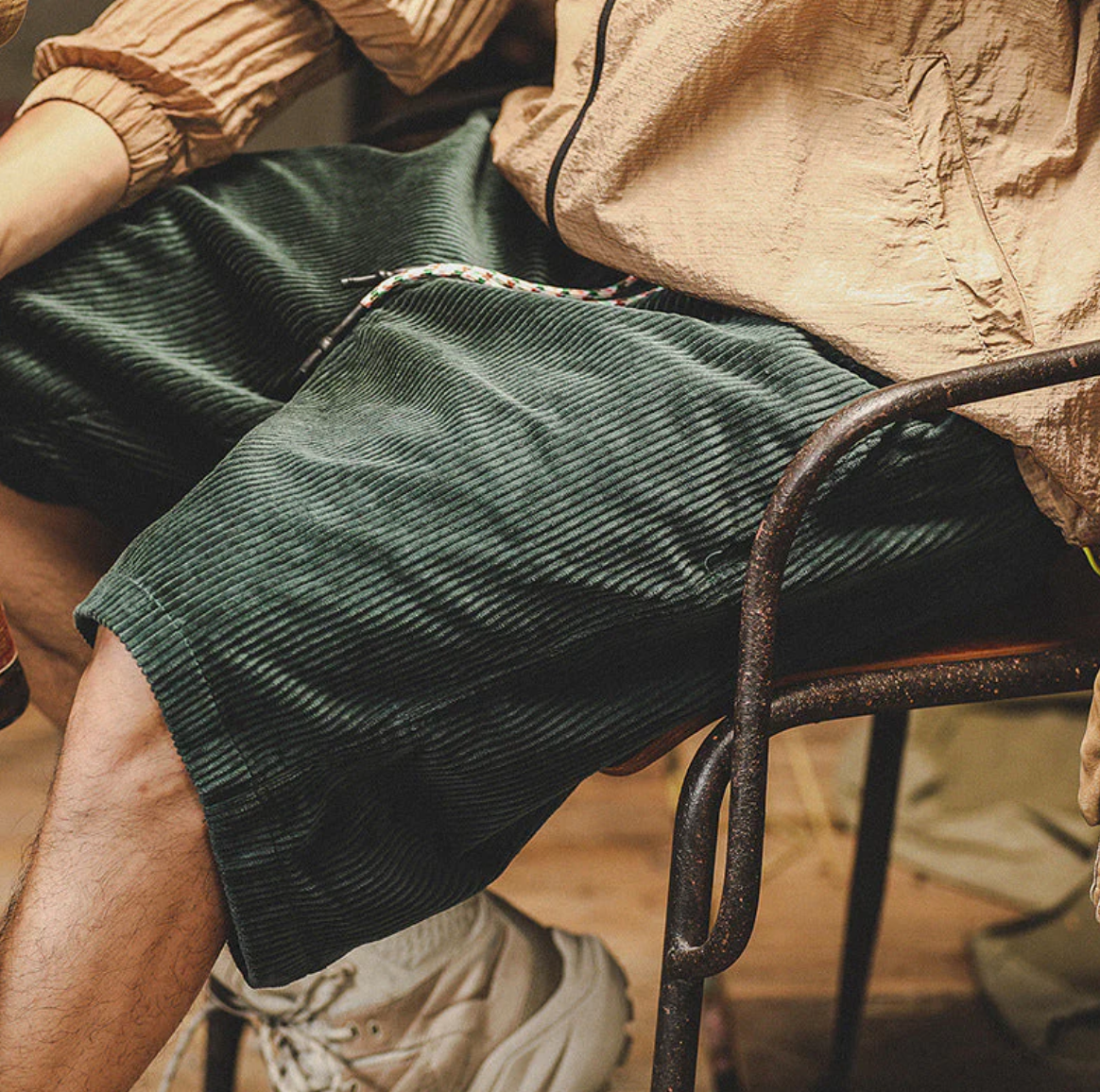 Corduroy Korte Broek