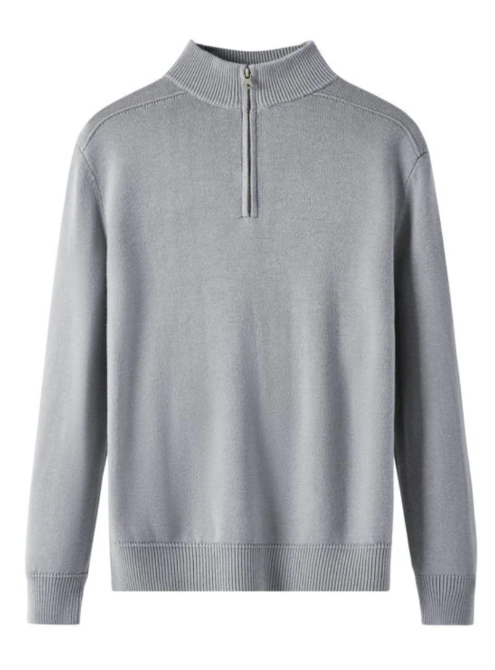 Genève Merino Wol Quarter Zip Sweater