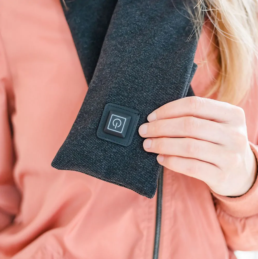 Verwarmde sjaal - stijlvolle thermische dames nekwarmer