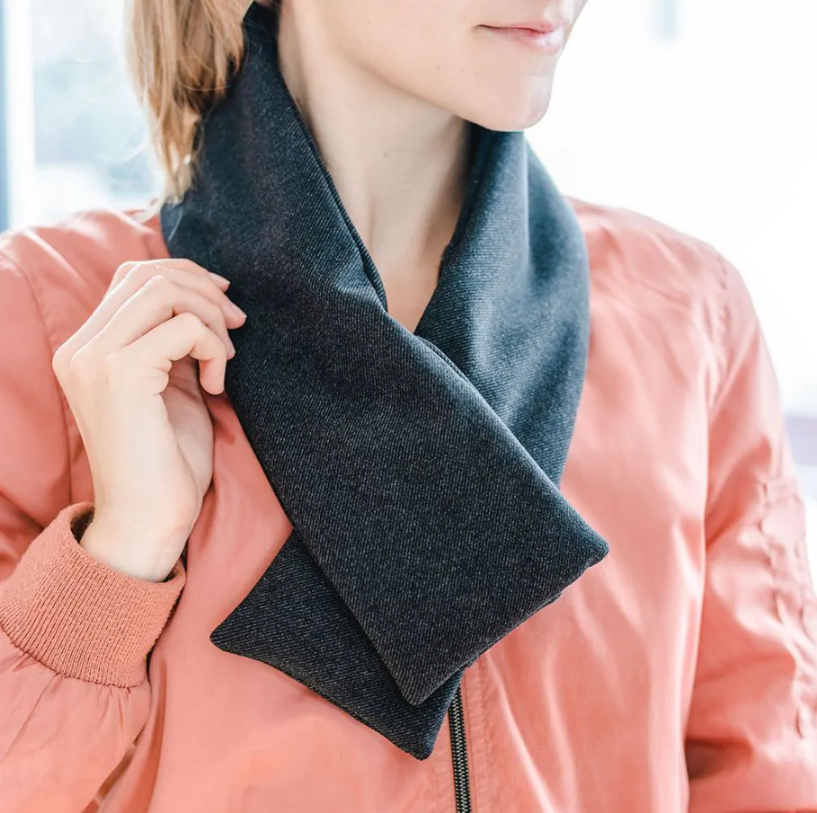 Verwarmde sjaal - stijlvolle thermische dames nekwarmer