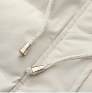 Lange gewatteerde gilet - stijlvolle mouwloze jas voor dames