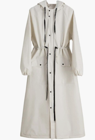 Waterdichte regenjas - lange dames regenjacket