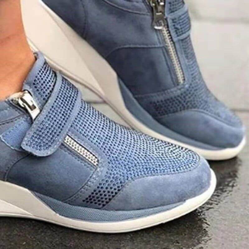 Handige instap sneakers - fijne damesschoenen