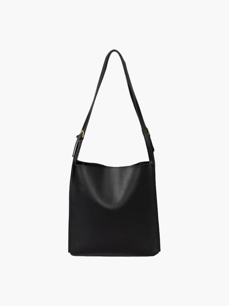 Leren schoudertas dames - casual dagelijkse tas