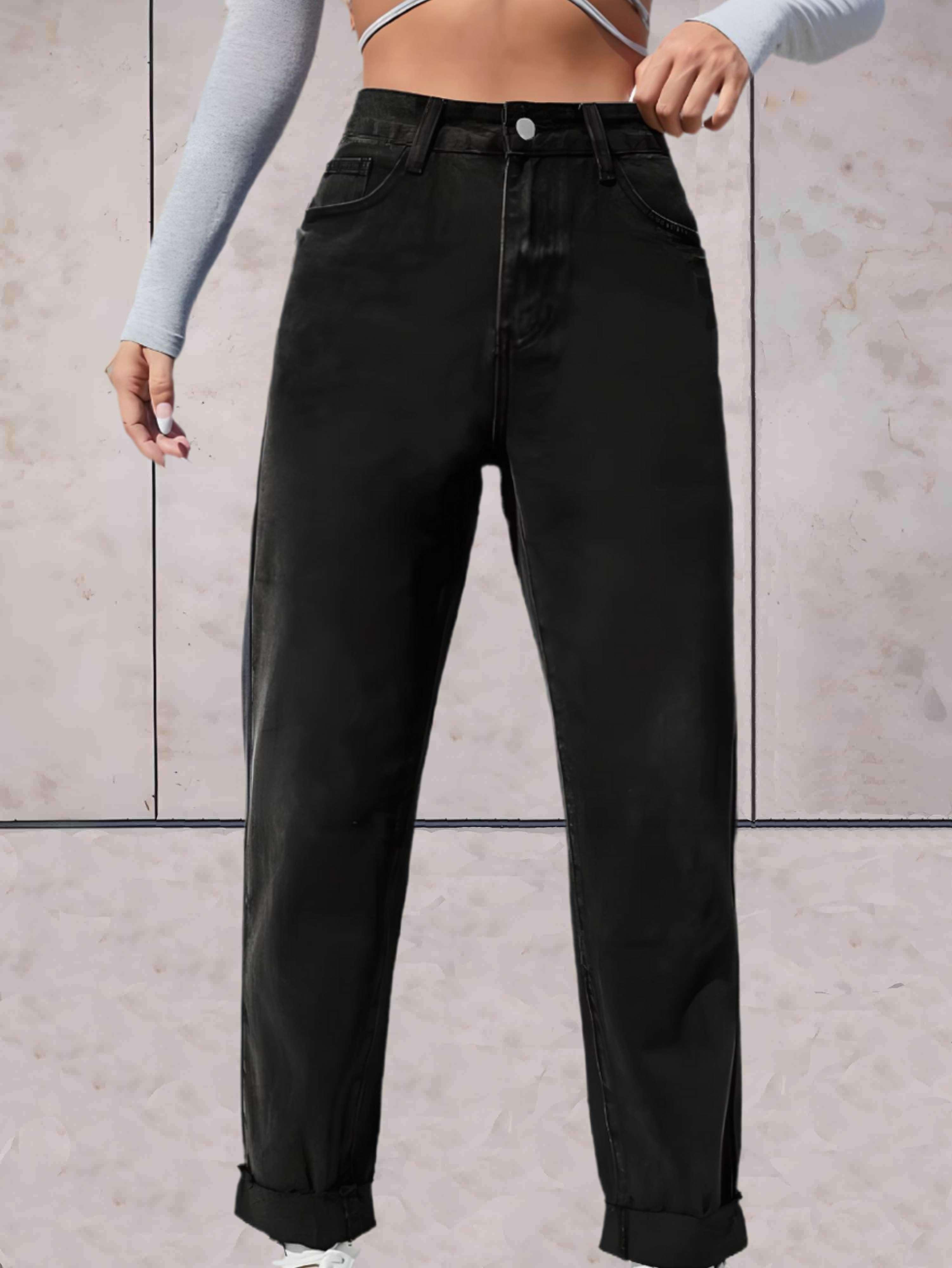 Hoge taille jeans - stijlvolle dames denim slim fit