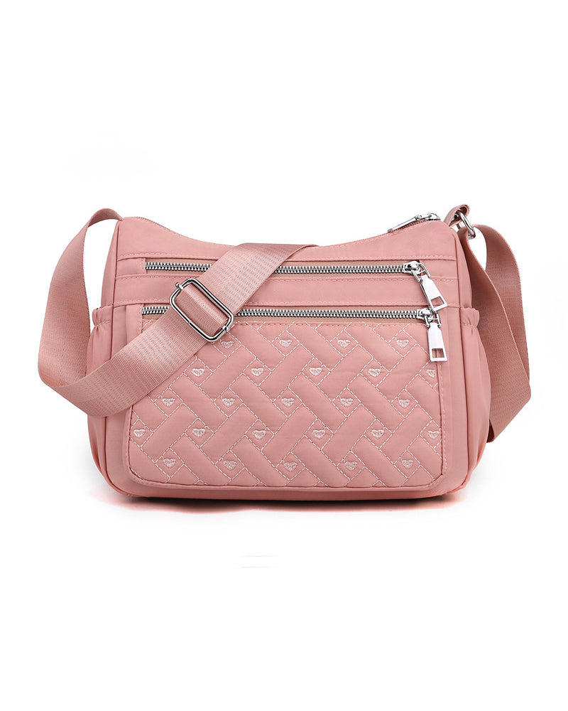 Casual schoudertas met grote capaciteit