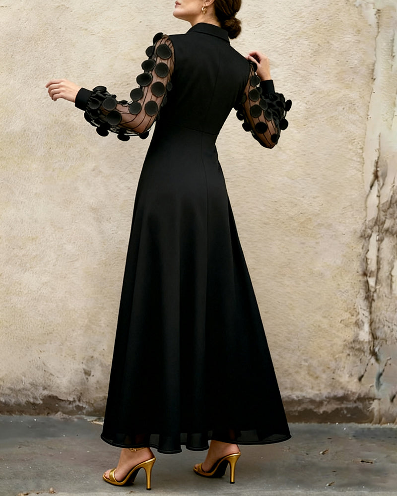 Elegante Modieuze Jurk Met V-Hals