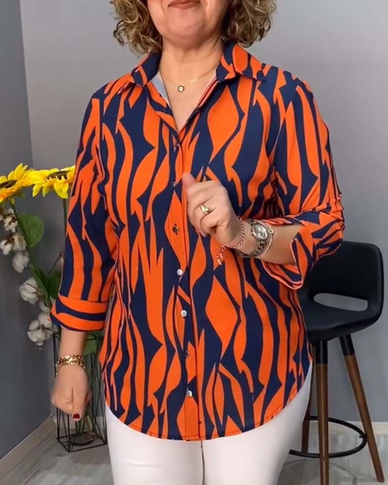 Blouse Gedrukt Casual