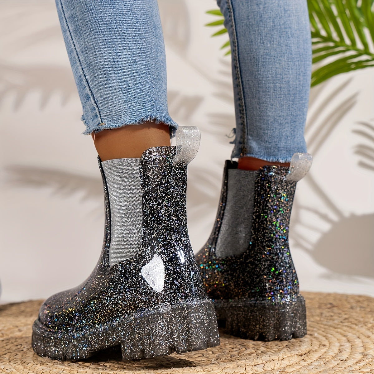 Stijlvolle dames enkellaarzen - trendy chelsea boots