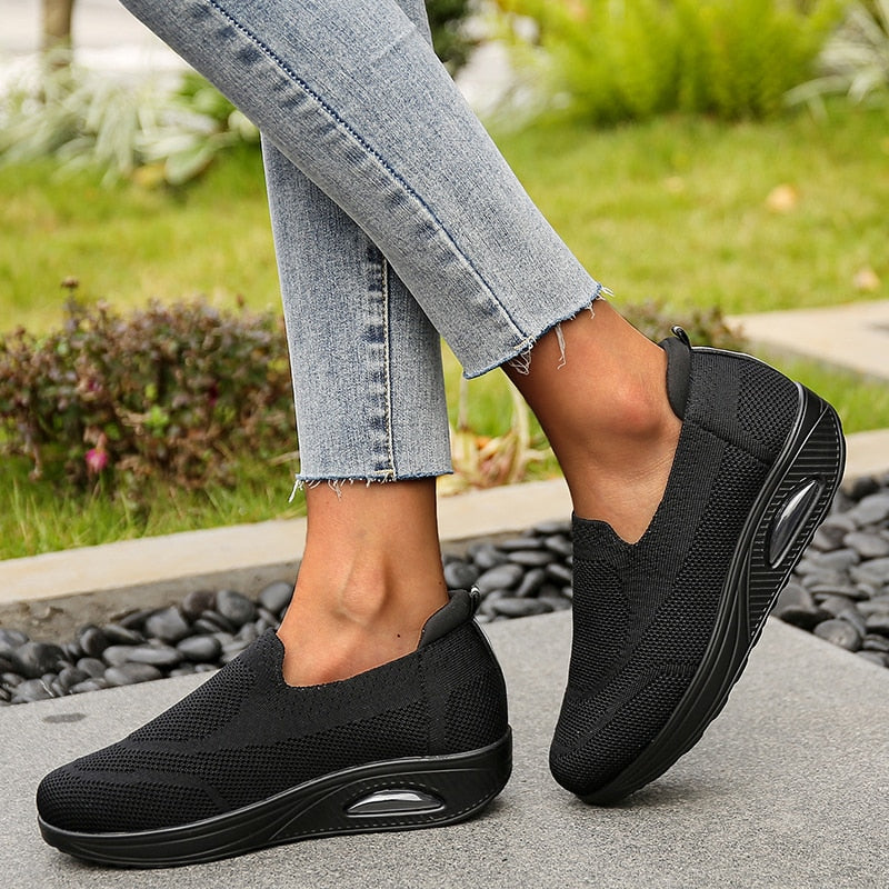 Slip-on orthopedische sneakers - lichte casual damesschoenen