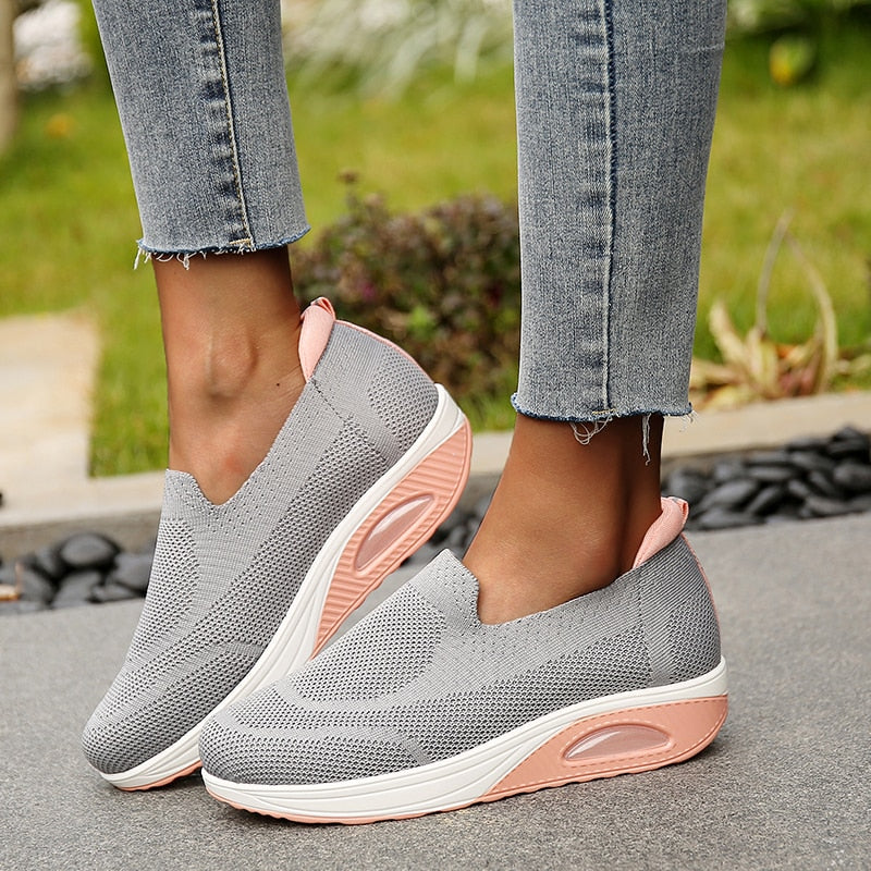 Slip-on orthopedische sneakers - lichte casual damesschoenen
