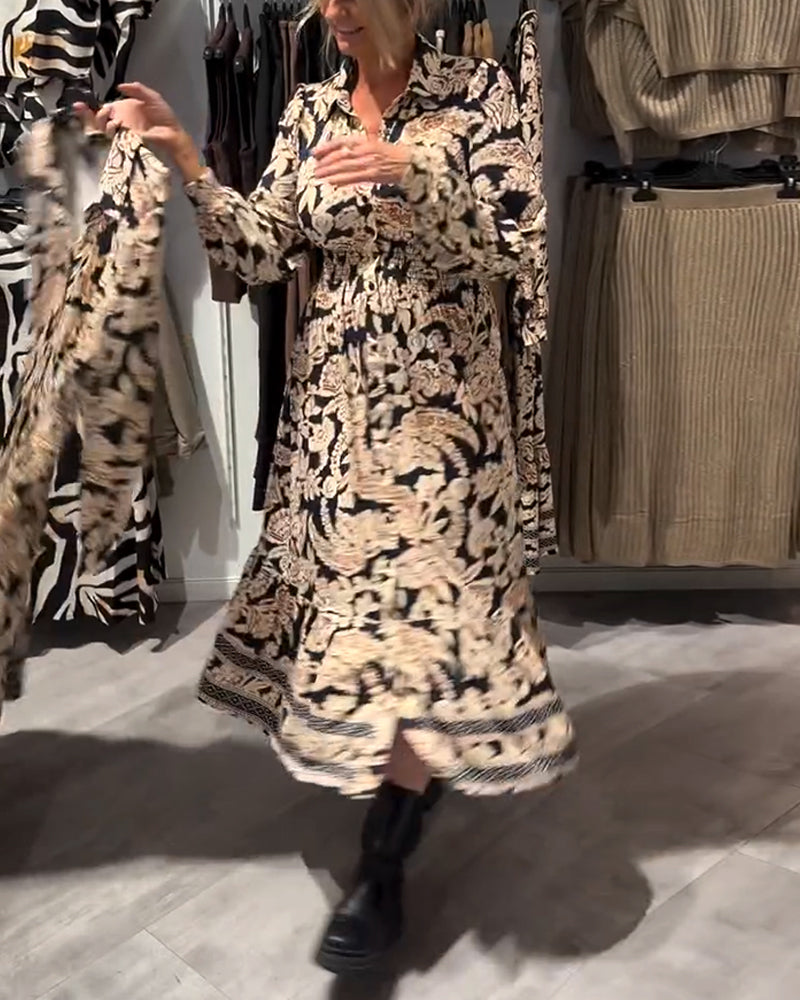 Modejurk Met Kraag En Print