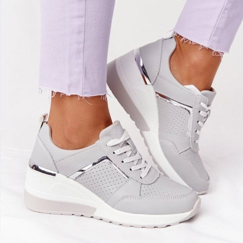 Modieuze platform sneakers dames - lichtgewicht casual schoenen
