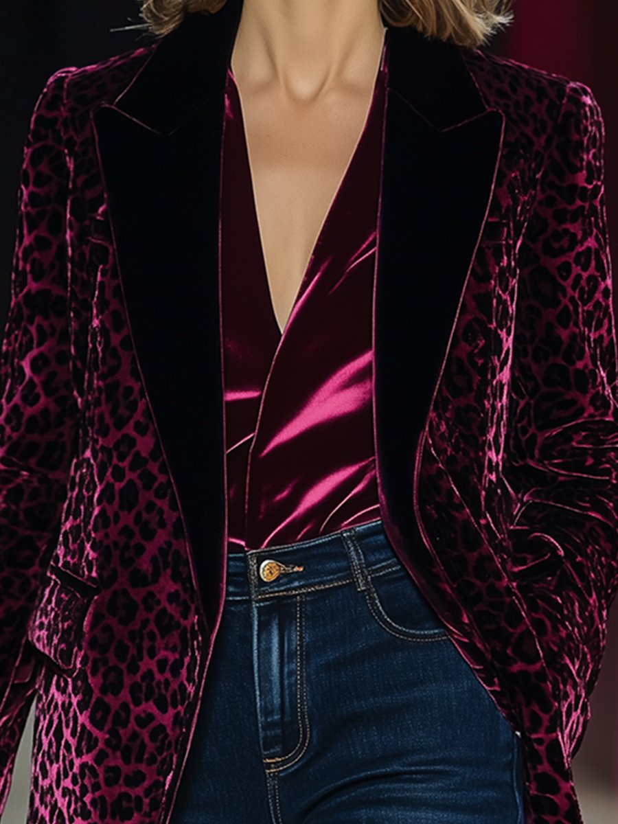 Velvet blazer - stijlvolle dames avondjas