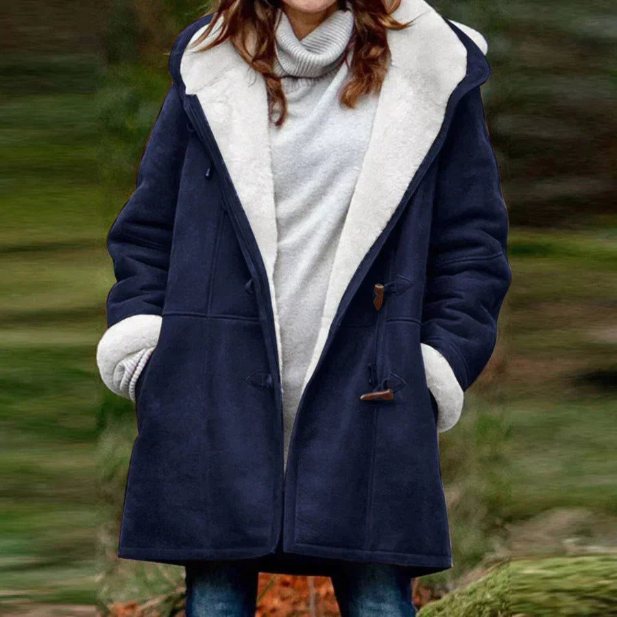 Dames shearling jas - warme en trendy winterjas