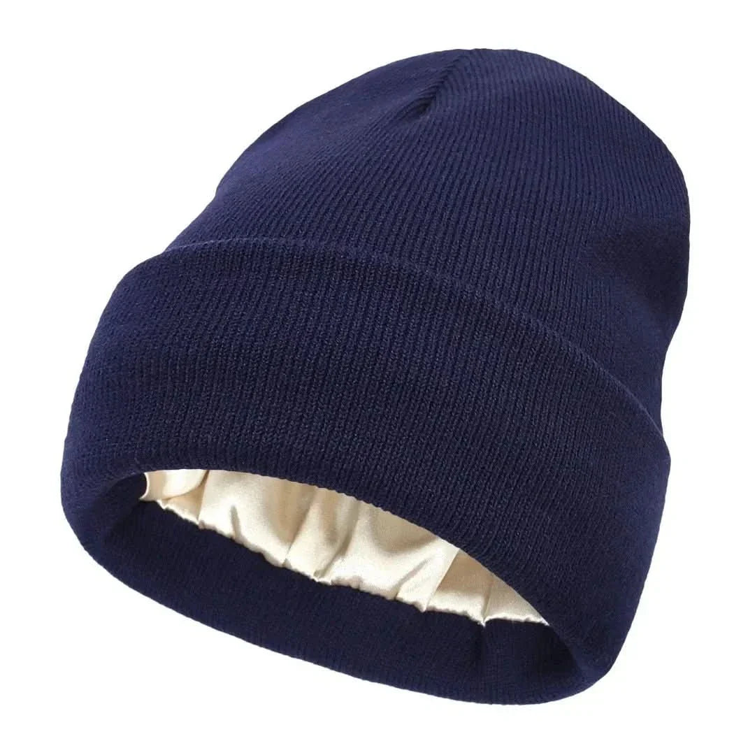 Gebreide beanie - dames zachte stretch wintermuts