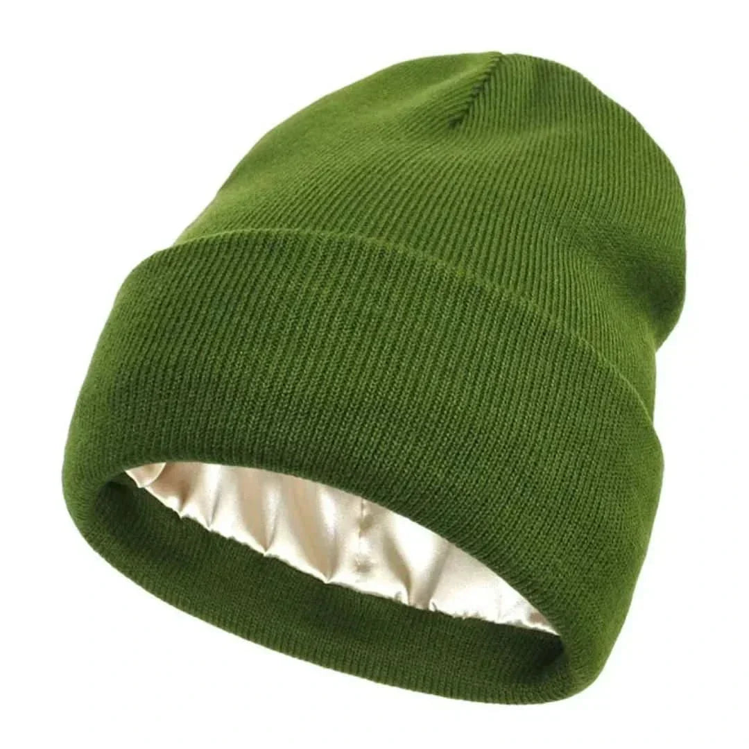Gebreide beanie - dames zachte stretch wintermuts